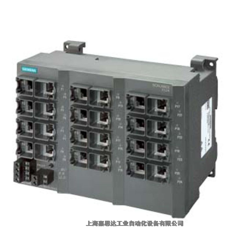 西门子PLC 6GK5124-0BA00-2AC2  非网管型交换机 RJ45 端口
