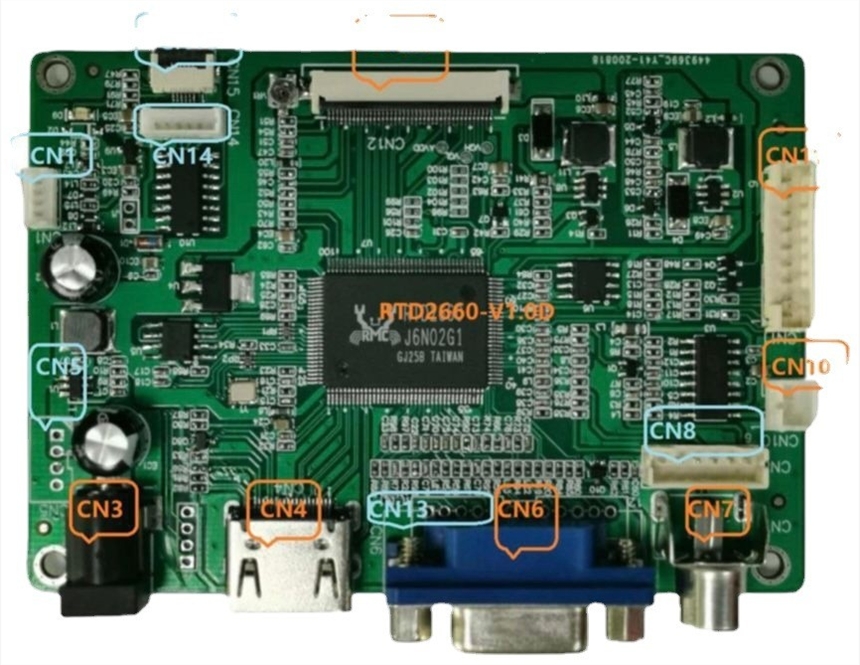 ๦ LCD ʾ֧ HDMI/VGA/AV1AV/ͨź 